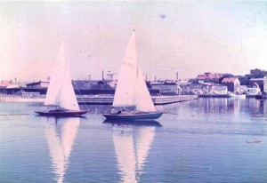 Festina - Thisted Havn - med det malede blå fribord